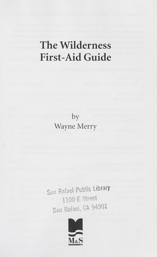 Cover for Wilderness First-Aid Guide