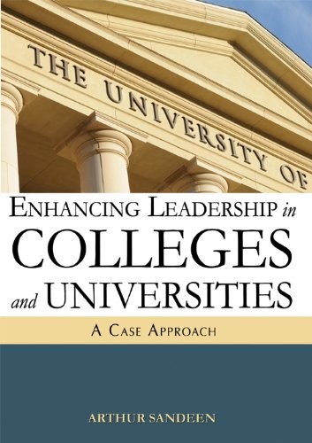 Cover for Enhancing leadership in colleges and universities