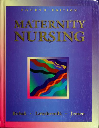 Cover for Maternity nursing