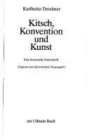 Cover for Kitsch, Konvention und Kunst