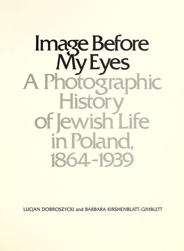 Cover for Image before my eyes