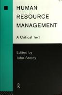 Cover for Human resource management