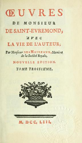 Cover for Oeuvres