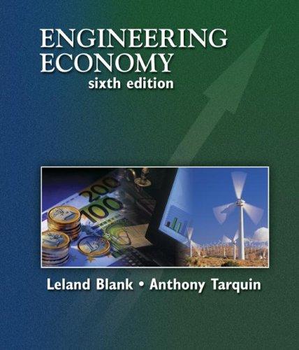 Cover for Engineering Economy (Mcgraw-Hill Series in Industrial Engineering and Management Science)