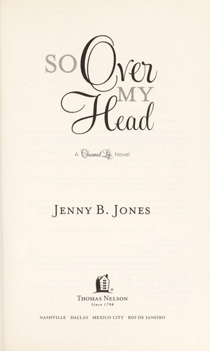 Cover for So over my head