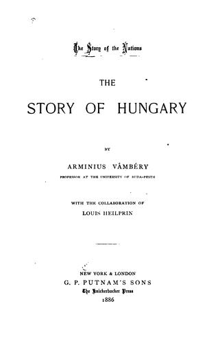 Cover for The story of Hungary