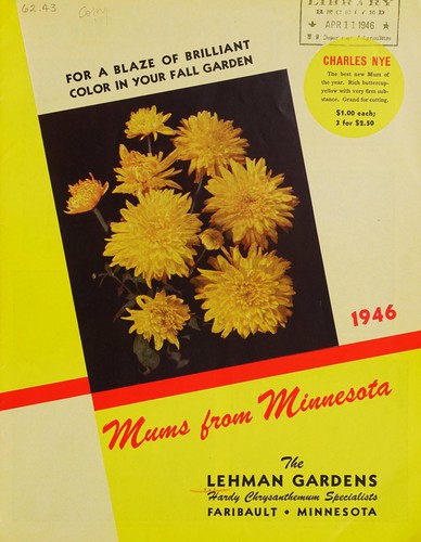 Cover for Mums from Minnesota, 1946