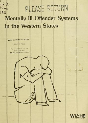 Cover for Mentally ill offender systems in the western states