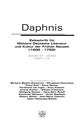 Cover for Daphnis