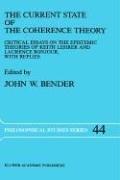 Cover for The Current state of the coherence theory
