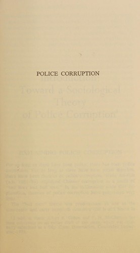 Cover for Police corruption