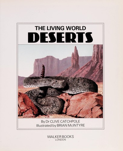 Cover for Deserts