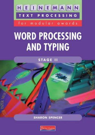 Cover for Word Processing and Typing (Text Processing for Modular Awards)