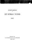 Cover for Et strå i vind