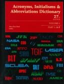 Cover for Acronyms, initialisms & abbreviations dictionary