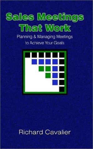 Cover for Sales Meetings That Work