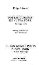 Cover for Poetas cubanas en Nueva York