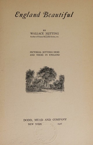 Cover for England beautiful