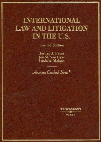 Cover for International Law and Litigation in the United States
