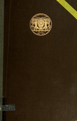Cover for The Public library of the city of Boston