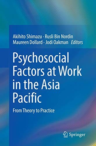 Cover for Psychosocial Factors at Work in the Asia Pacific