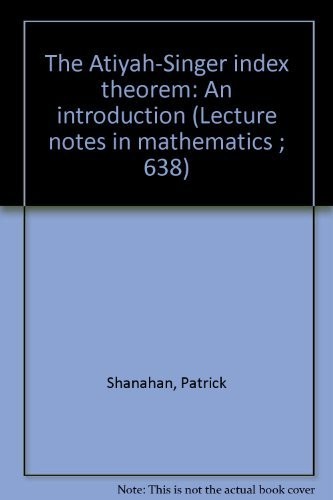 Cover for The Atiyah-Singer index theorem