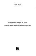 Cover for Transporte e energia no Brasil