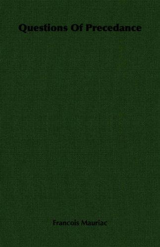 Cover for Questions Of Precedance