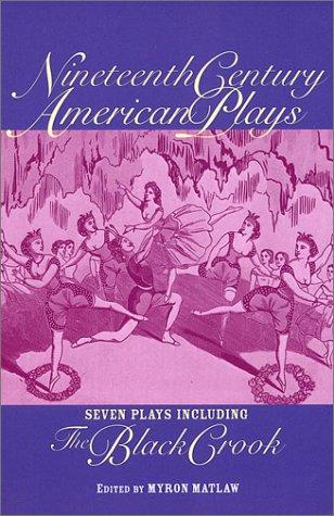 Cover for Nineteenth century American plays