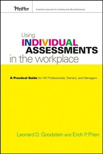 Cover for Using Individual Assessments in the Workplace