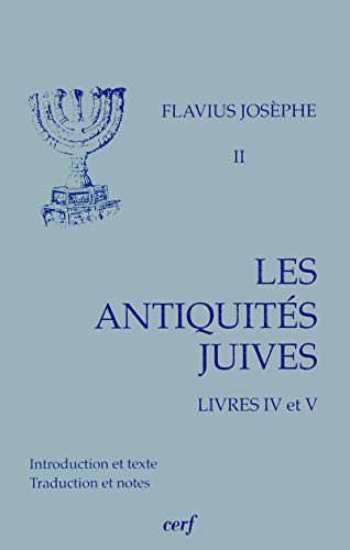 Cover for Les antiquités juives
