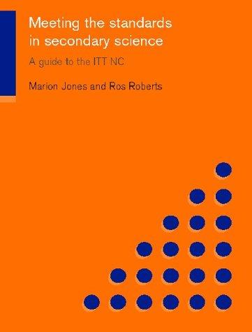 Cover for Meeting the Standards in Secondary Science