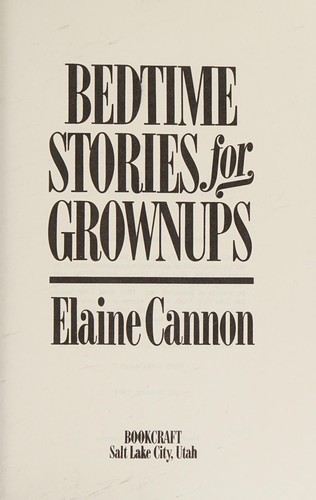 Cover for Bedtime stories for grownups