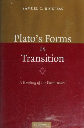 Cover for Plato's forms in transition