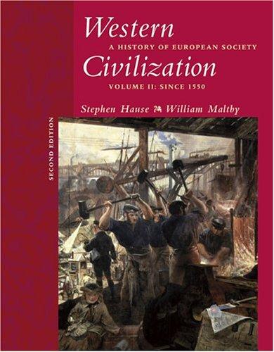 Cover for Western Civilization: A History of European Society, Volume II