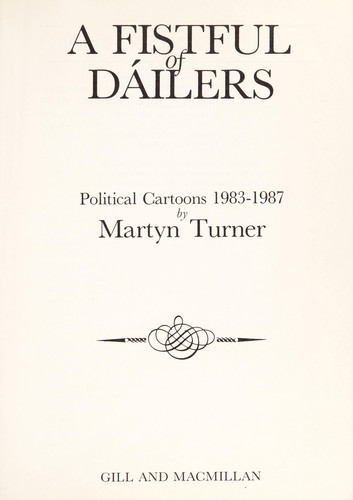 Cover for A fistful of dáilers : political cartoons 1983-1987