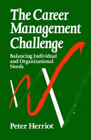 Cover for The career management challenge