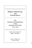 Cover for RELIGIOUS PHILANTHROPY (Blacks in the New World)