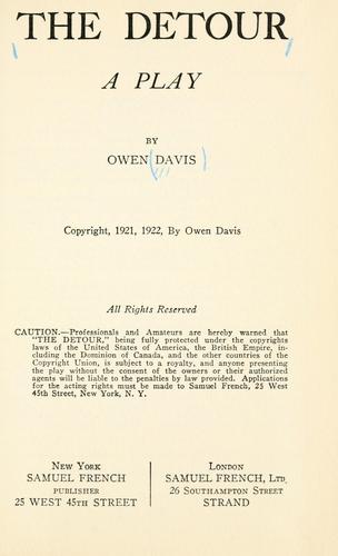 Cover for The detour