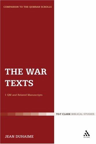Cover for The War Texts