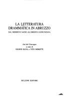 Cover for La letteratura drammatica in Abruzzo