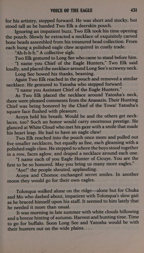 Cover for Voice of the eagle