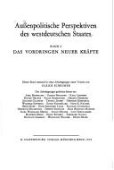 Cover for Aussenpolitische Perspektiven des westdeutschen Staates.