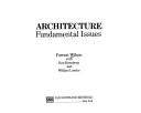 Cover for Architecture