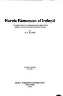 Cover for Heroic romances of Ireland.