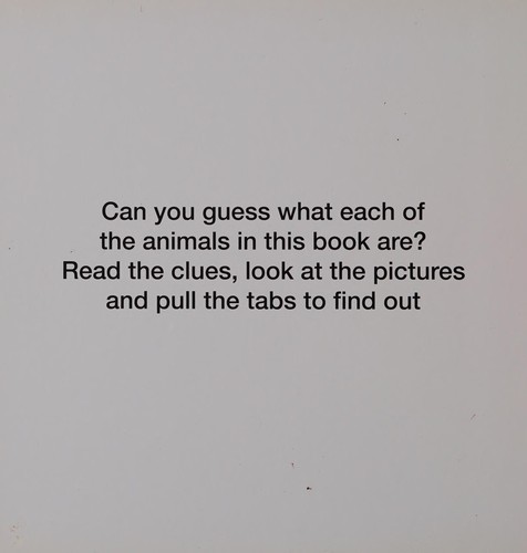 Cover for A slide and surprise animal book