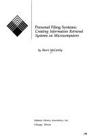 Cover for Personal filing systems