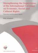 Cover for Strengthening the supervision of the International Covenant on Economic, Social and Cultural Rights