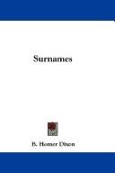 Cover for Surnames