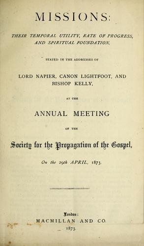 Cover for Missions